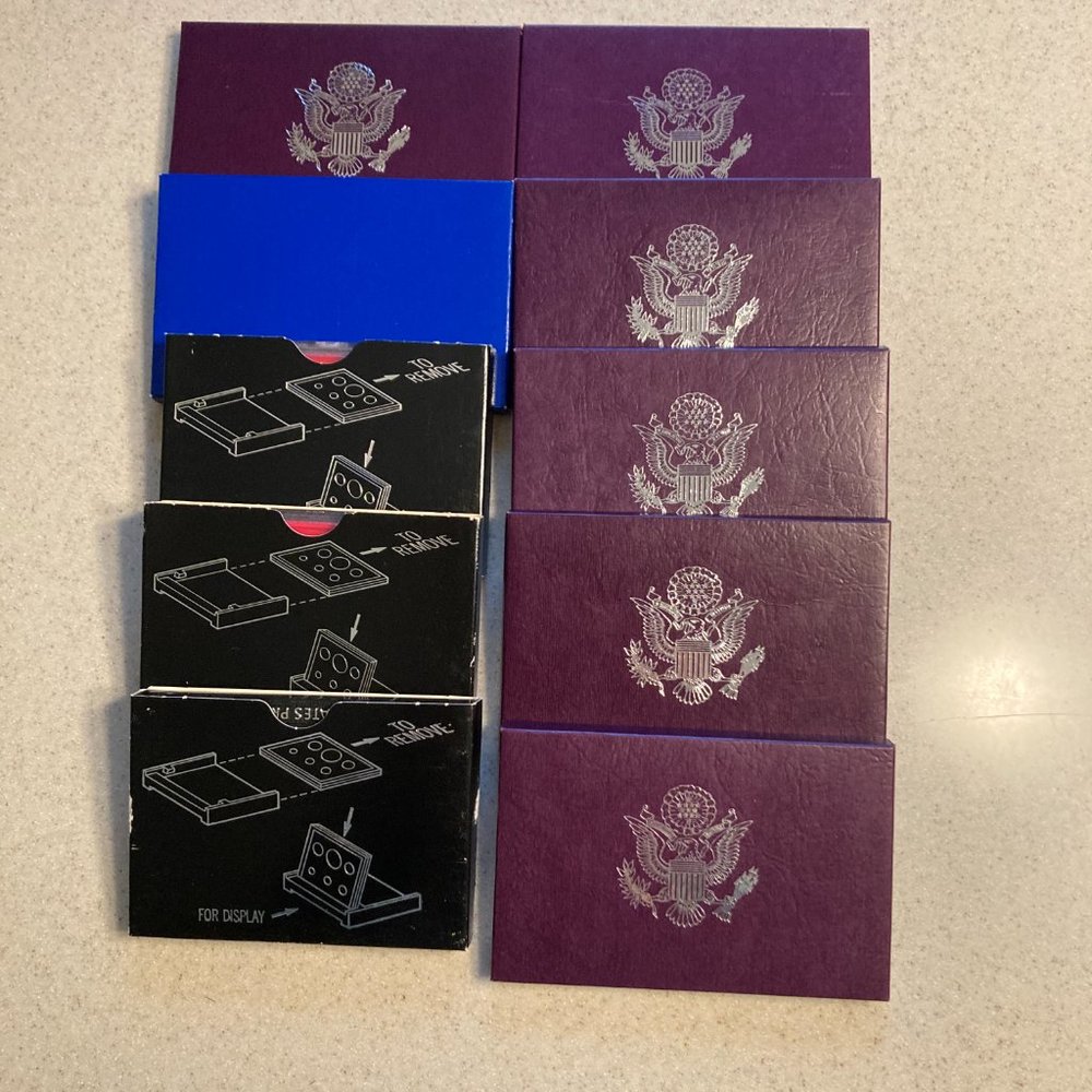 U.S. Mint Proof Sets 1980 Thru 1989  Lot of 10 - Picture 12 of 12